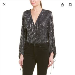 Sage the Label black and Sliver body Suit